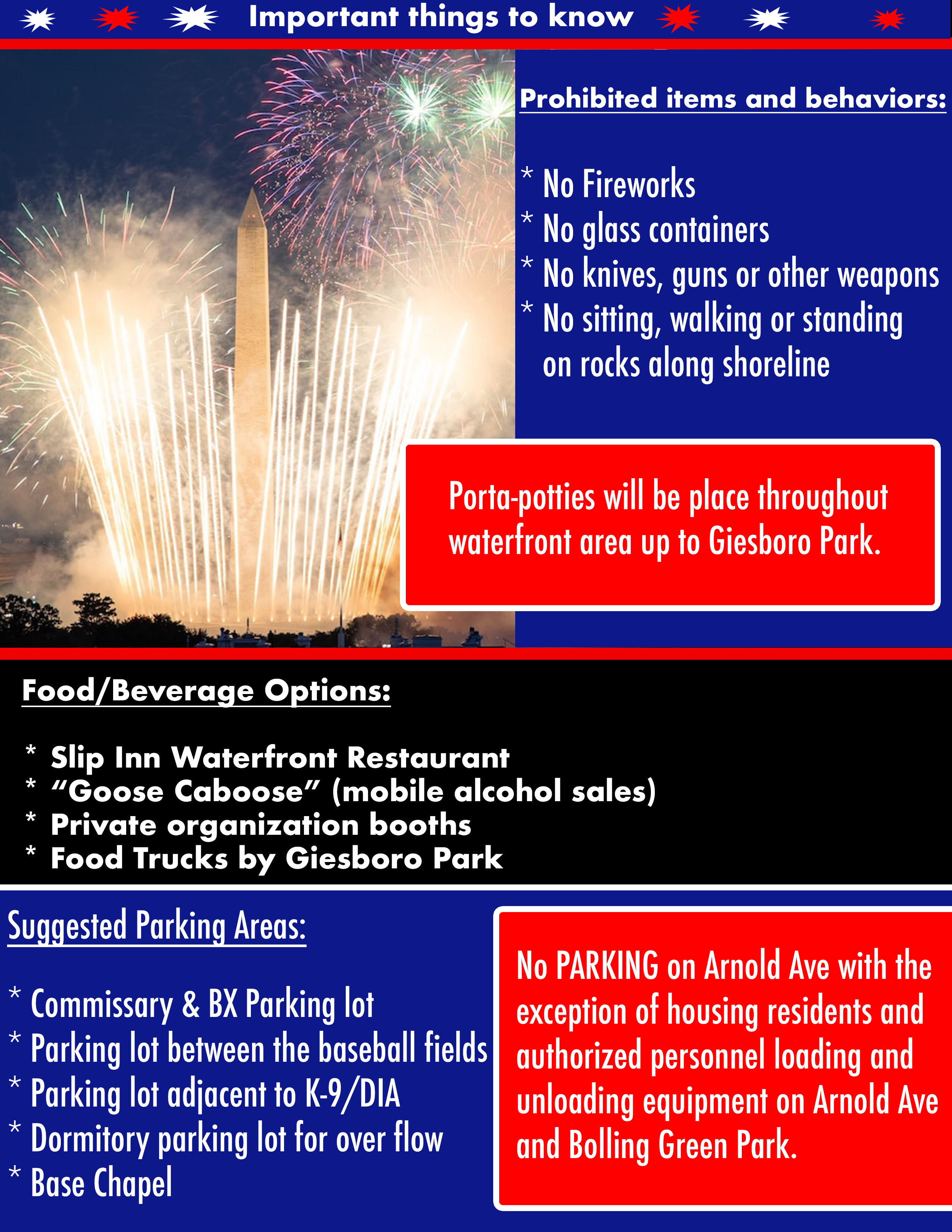 fireworks on JBAB